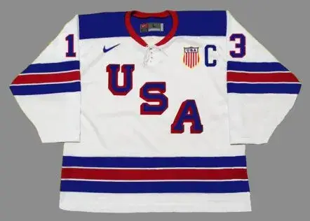 ZACH WERENSKI 2016 USA Nike Throwback Hockey Jersey