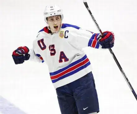 ZACH WERENSKI 2016 USA Nike Throwback Hockey Jersey 