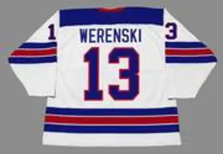 ZACH WERENSKI 2016 USA Nike Throwback Hockey Jersey 