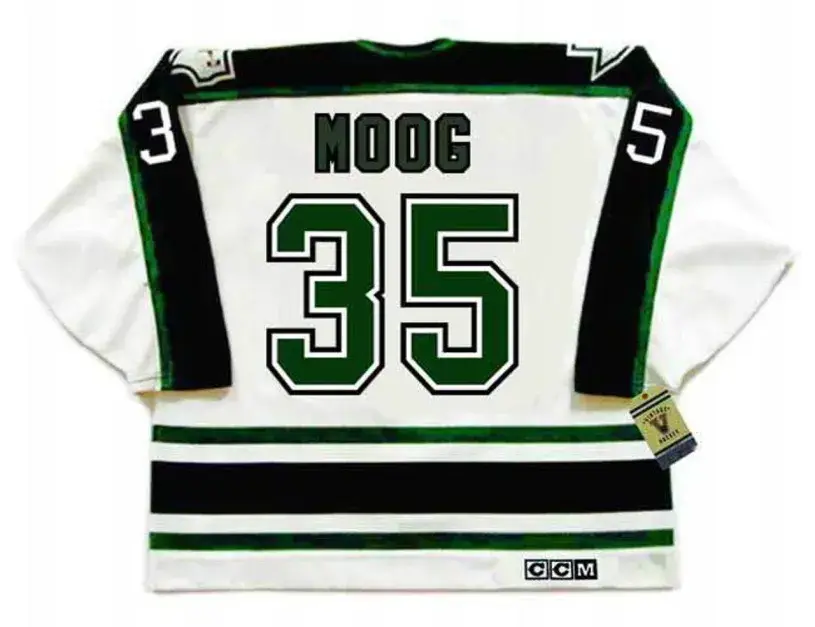 ANDY MOOG Dallas Stars 1996 Home CCM Throwback NHL Hockey Jersey 
