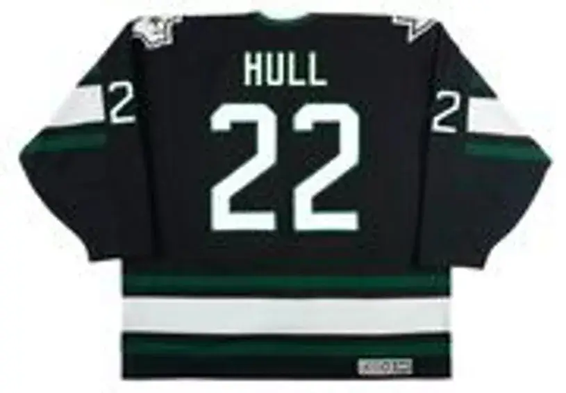 BRETT HULL Dallas Stars 1998 Away CCM Throwback NHL Hockey Jersey 