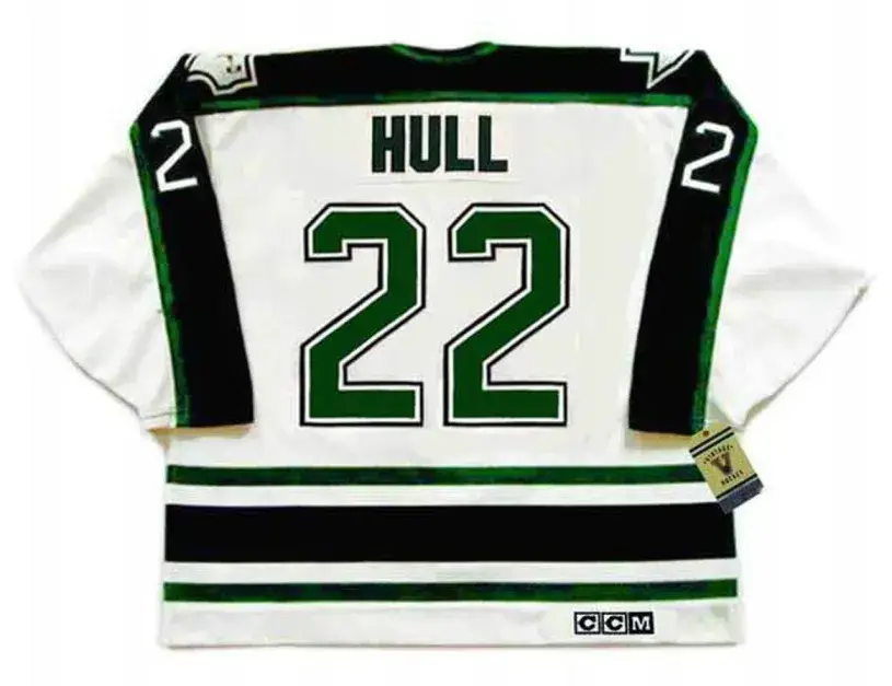 BRETT HULL Dallas Stars 1998 Home CCM Throwback NHL Hockey Jersey 