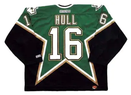 BRETT HULL Dallas Stars 2000 Away CCM Throwback NHL Hockey Jersey 