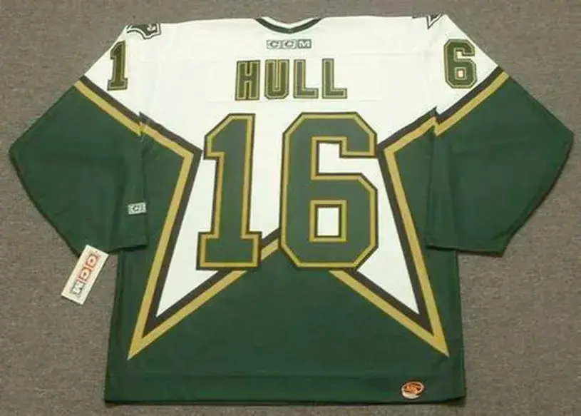 BRETT HULL Dallas Stars 2000 Home CCM Throwback NHL Hockey Jersey 