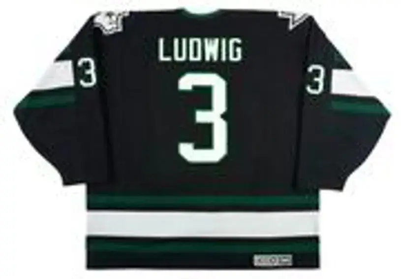 CRAIG LUDWIG Dallas Stars 1997 Away CCM Throwback NHL Hockey Jersey 