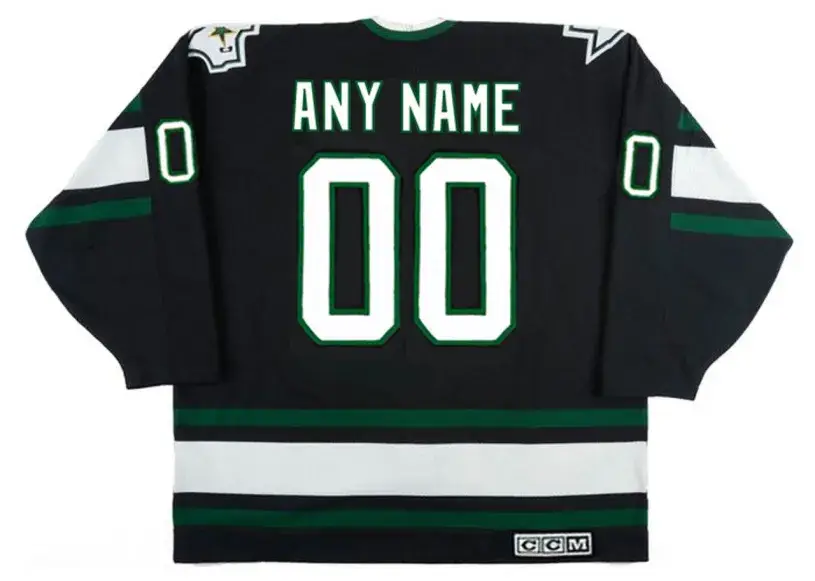 DALLAS STARS 1990’s Away CCM Throwback Jersey Customized “Any Name & Number(s)” 