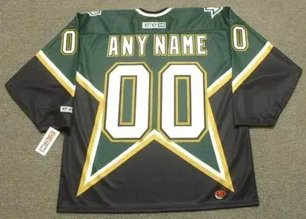 DALLAS STARS 1990’s CCM Throwback Away Jersey Customized “Any Name & Number(s)” 