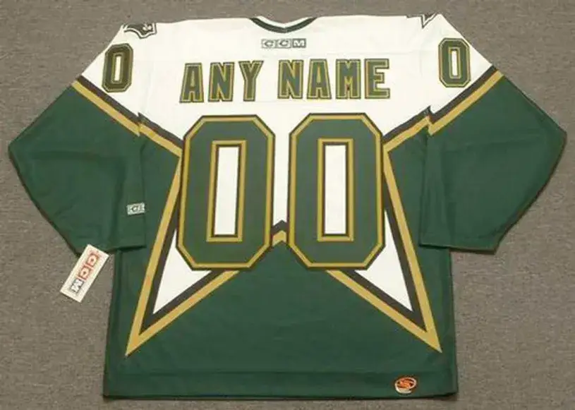 DALLAS STARS 1990’s CCM Throwback Home Jersey Customized “Any Name & Number(s)” 