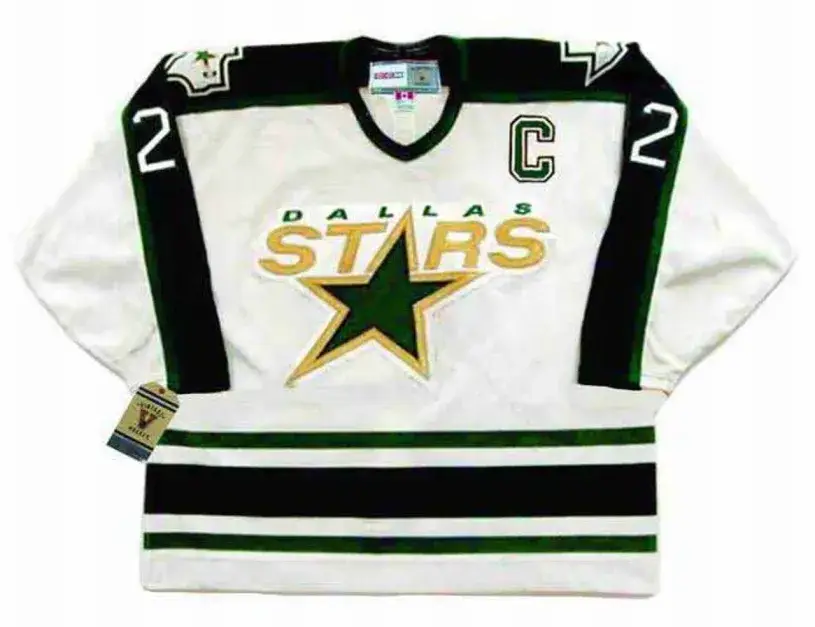 DERIAN HATCHER Dallas Stars 1996 Home CCM Throwback NHL Hockey Jersey