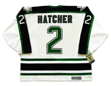 DERIAN HATCHER Dallas Stars 1996 Home CCM Throwback NHL Hockey Jersey 