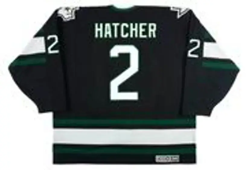 DERIAN HATCHER Dallas Stars 1997 Away CCM Throwback NHL Hockey Jersey 