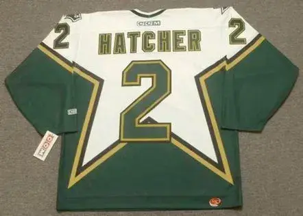 DERIAN HATCHER Dallas Stars 1999 CCM Throwback Home NHL Jersey 