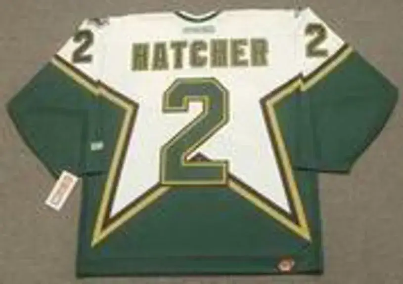 DERIAN HATCHER Dallas Stars 1999 CCM Throwback Home NHL Jersey 