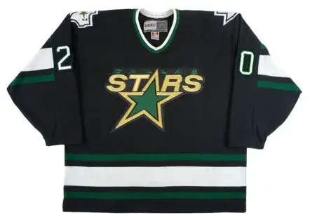 ED BELFOUR Dallas Stars 1997 Away CCM Throwback NHL Hockey Jersey