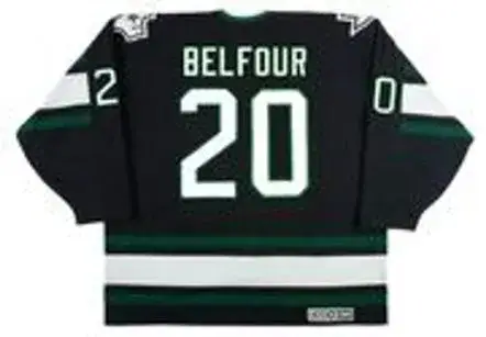 ED BELFOUR Dallas Stars 1997 Away CCM Throwback NHL Hockey Jersey 