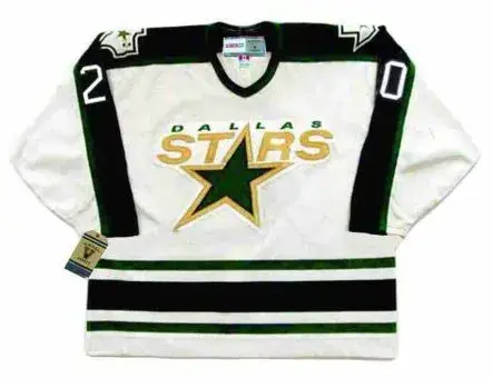 ED BELFOUR Dallas Stars 1997 Home CCM Throwback NHL Hockey Jersey