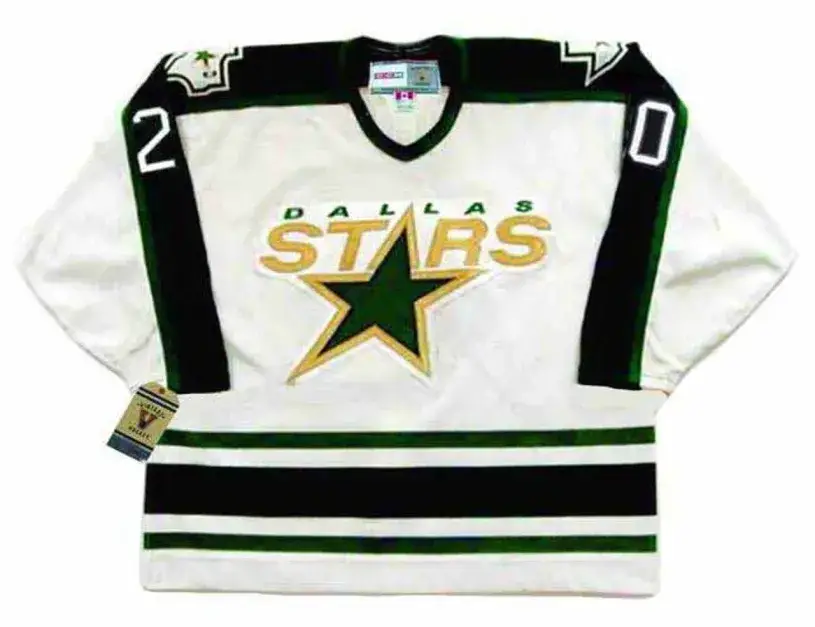ED BELFOUR Dallas Stars 1997 Home CCM Throwback NHL Hockey Jersey