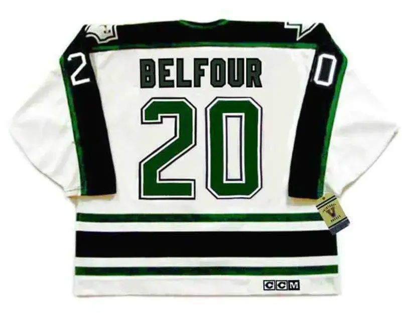ED BELFOUR Dallas Stars 1997 Home CCM Throwback NHL Hockey Jersey 