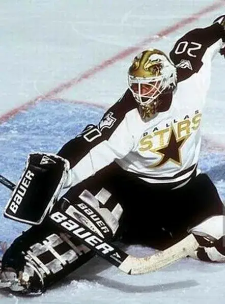 ED BELFOUR Dallas Stars 1997 Home CCM Throwback NHL Hockey Jersey 