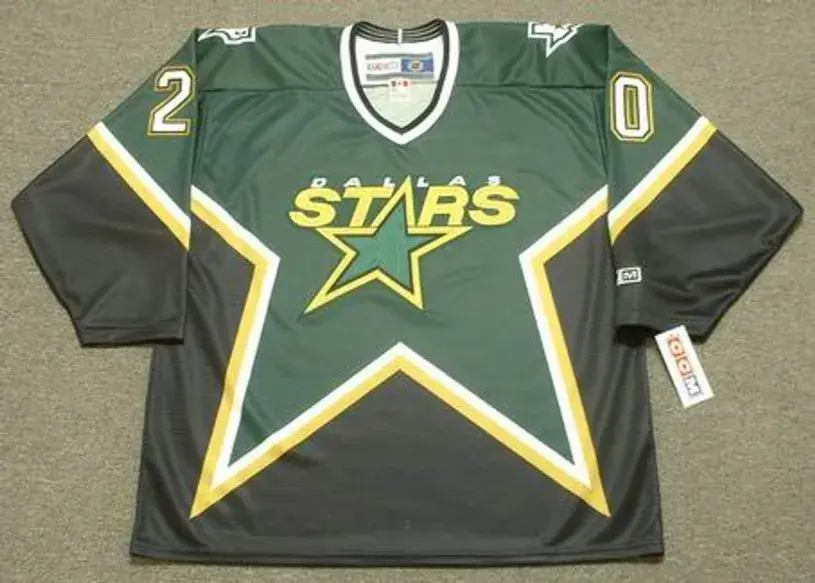 ED BELFOUR Dallas Stars 1999 CCM Throwback NHL Jersey