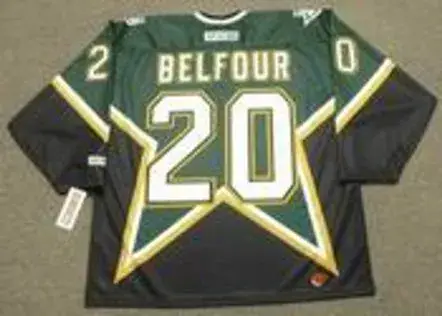 ED BELFOUR Dallas Stars 1999 CCM Throwback NHL Jersey 