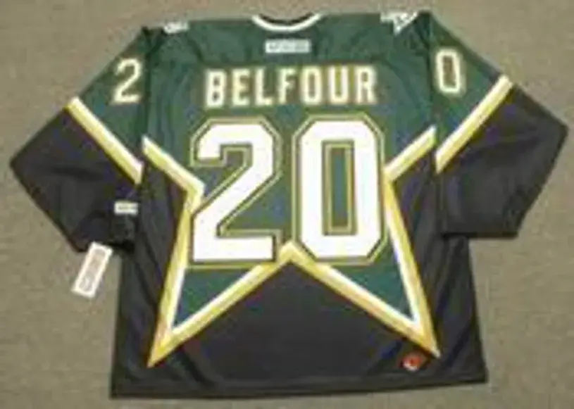 ED BELFOUR Dallas Stars 1999 CCM Throwback NHL Jersey 
