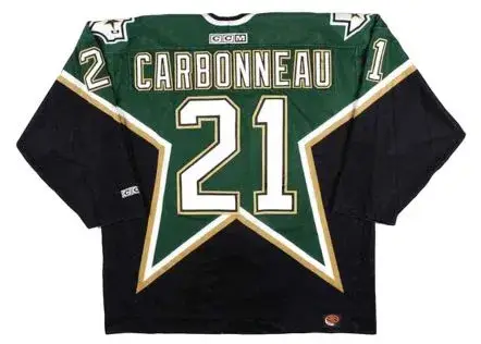 GUY CARBONNEAU Dallas Stars 1999 CCM Throwback NHL Hockey Jersey 