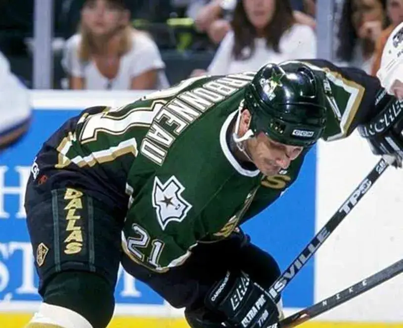 GUY CARBONNEAU Dallas Stars 1999 CCM Throwback NHL Hockey Jersey 