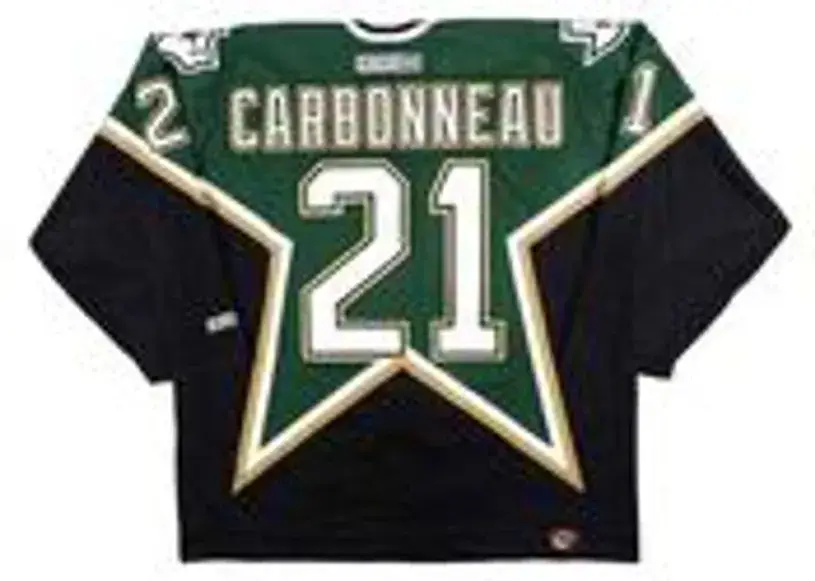 GUY CARBONNEAU Dallas Stars 1999 CCM Throwback NHL Hockey Jersey 