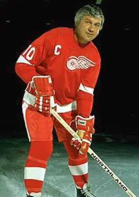 ALEX DELVECCHIO Detroit Red Wings 1960’s Home CCM Throwback NHL Hockey Jersey 