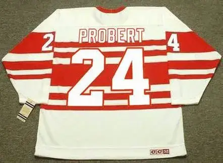 BOB PROBERT Detroit Red Wings 1992 CCM Vintage Throwback NHL Hockey Jersey 