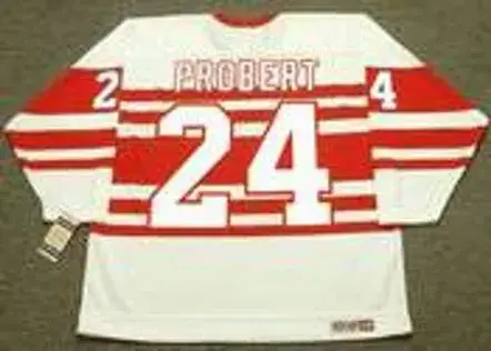 BOB PROBERT Detroit Red Wings 1992 CCM Vintage Throwback NHL Hockey Jersey 