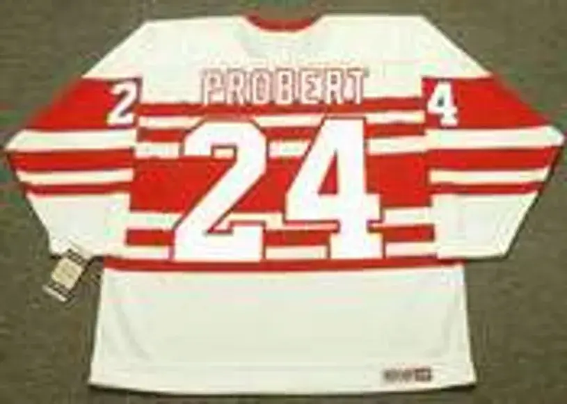 BOB PROBERT Detroit Red Wings 1992 CCM Vintage Throwback NHL Hockey Jersey 