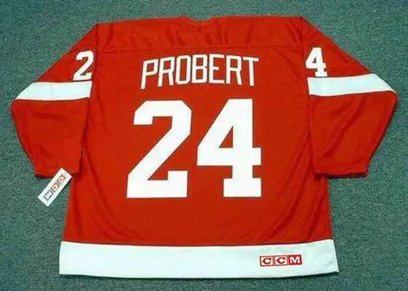 BOB PROBERT Detroit Red Wings 1993 Away CCM Throwback NHL Hockey Jersey 