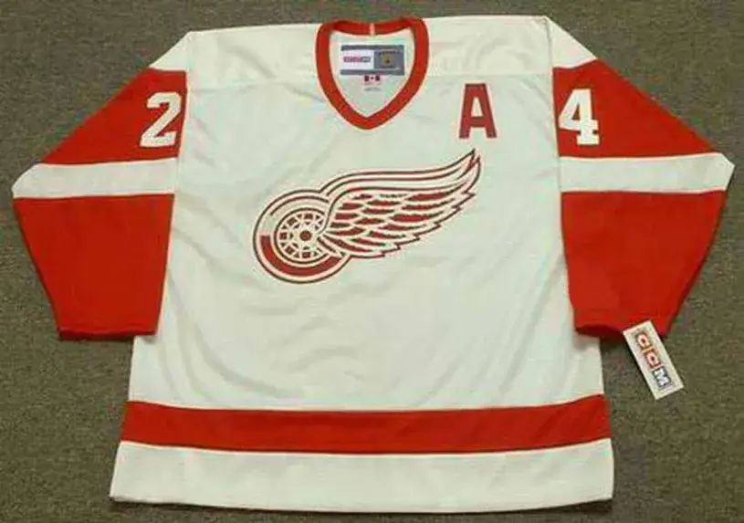 BOB PROBERT Detroit Red Wings 1993 Home CCM Throwback NHL Hockey Jersey