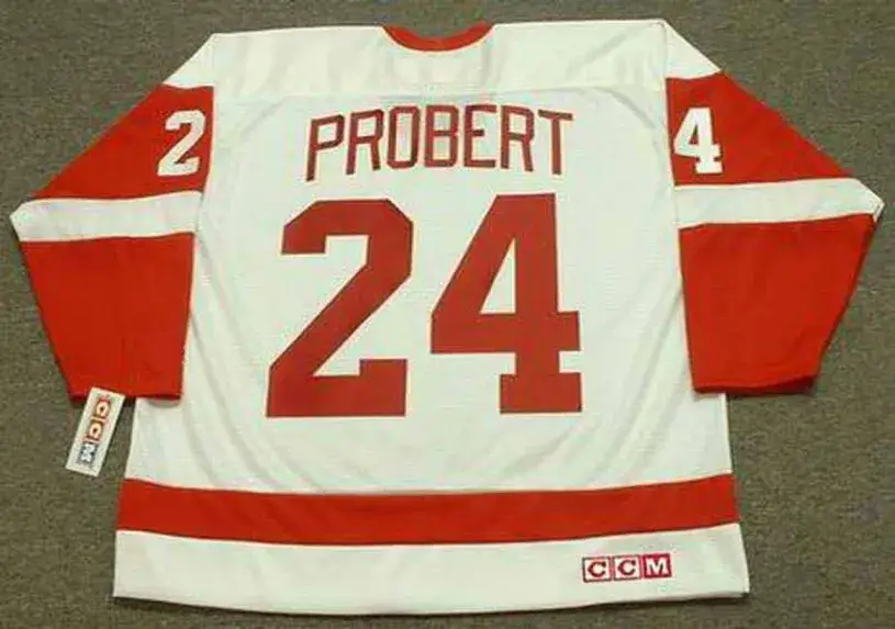 BOB PROBERT Detroit Red Wings 1993 Home CCM Throwback NHL Hockey Jersey 