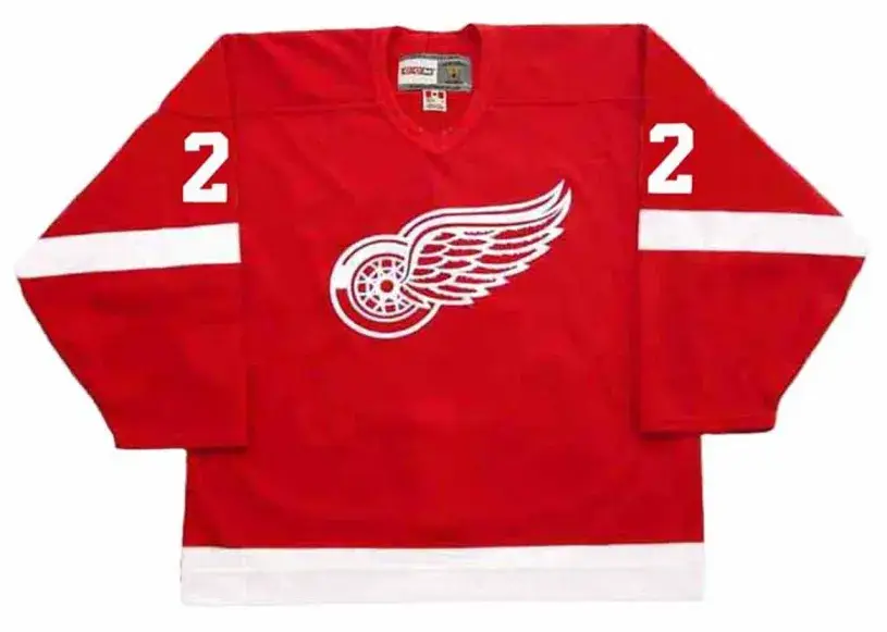 BRAD PARK Detroit Red Wings 1983 Away CCM Throwback NHL Hockey Jersey