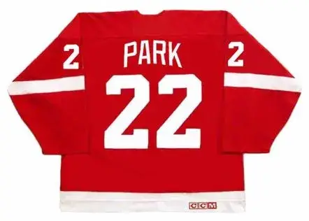 BRAD PARK Detroit Red Wings 1983 Away CCM Throwback NHL Hockey Jersey 