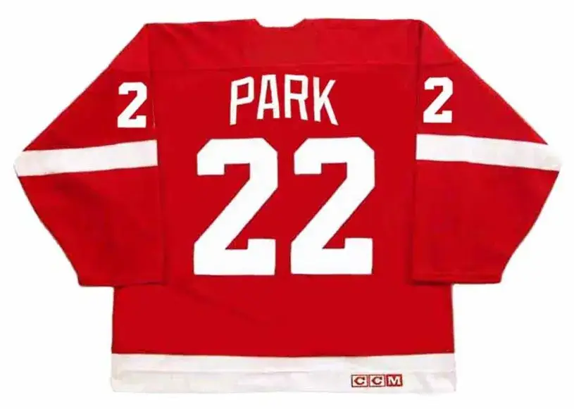 BRAD PARK Detroit Red Wings 1983 Away CCM Throwback NHL Hockey Jersey 