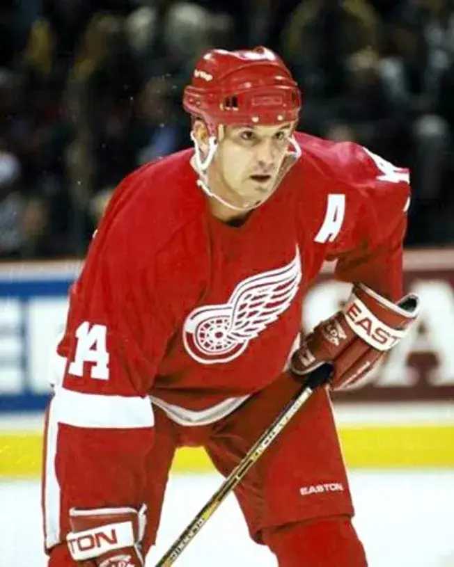 BRENDAN SHANAHAN Detroit Red Wings 2002 Away CCM Throwback NHL Hockey Jersey 