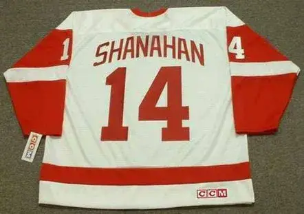 BRENDAN SHANAHAN Detroit Red Wings 2002 Home CCM Throwback NHL Hockey Jersey 