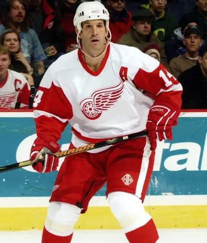 BRENDAN SHANAHAN Detroit Red Wings 2002 Home CCM Throwback NHL Hockey Jersey 