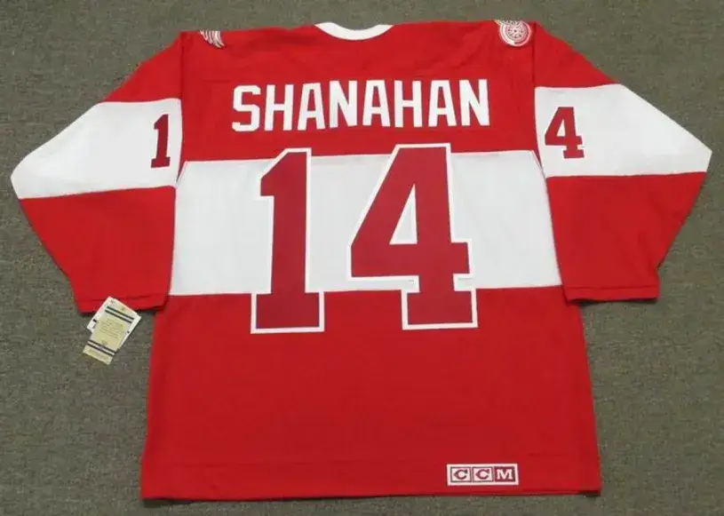BRENDAN SHANAHAN Detroit Red Wings 2014 CCM “Winter Classic” Alumni Hockey Jersey 