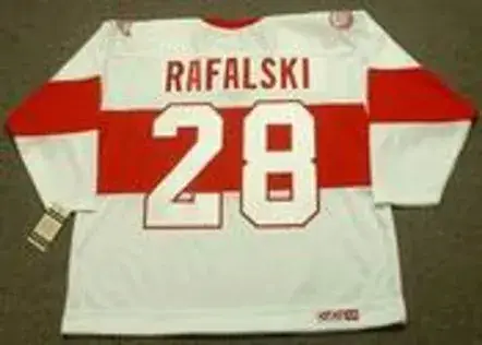 BRIAN RAFALSKI Detroit Red Wings 1920’s CCM Vintage Throwback NHL Hockey Jersey 