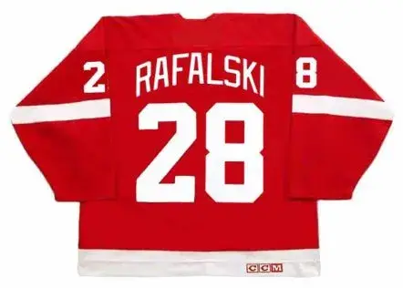BRIAN RAFALSKI Detroit Red Wings 2008 Home CCM Throwback NHL Hockey Jersey 
