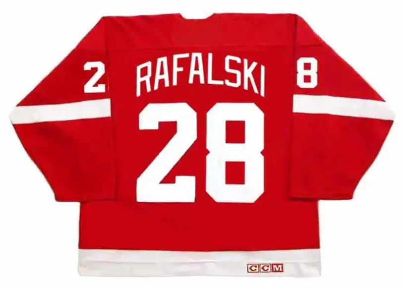 BRIAN RAFALSKI Detroit Red Wings 2008 Home CCM Throwback NHL Hockey Jersey 