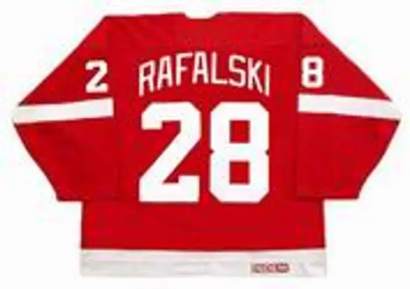 BRIAN RAFALSKI Detroit Red Wings 2008 Home CCM Throwback NHL Hockey Jersey 