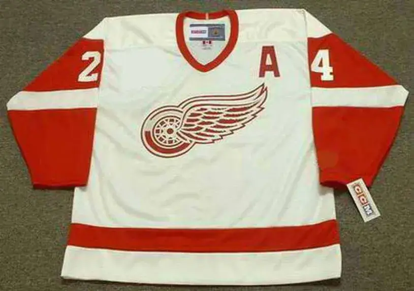 CHRIS CHELIOS Detroit Red Wings 2002 Home CCM Throwback NHL Hockey Jersey