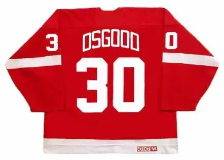 CHRIS OSGOOD Detroit Red Wings 1995 Away CCM Vintage NHL Hockey Jersey 