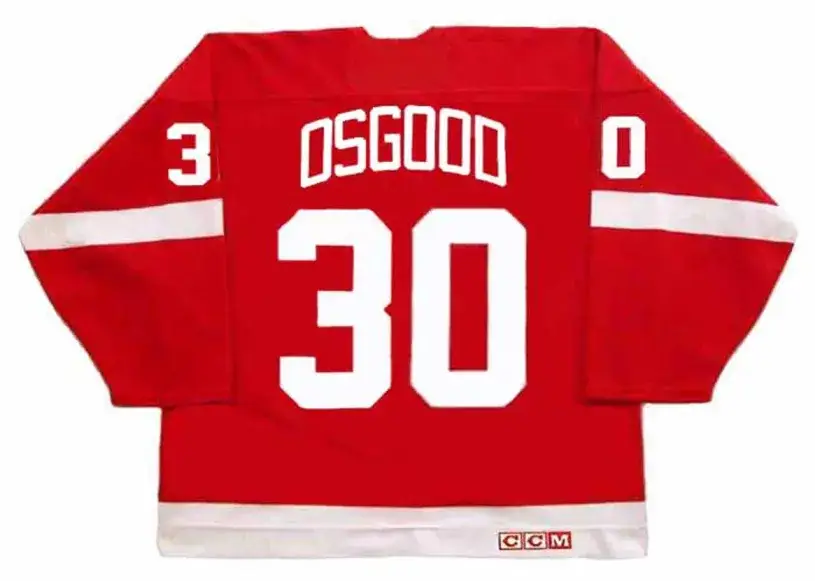 CHRIS OSGOOD Detroit Red Wings 1995 Away CCM Vintage NHL Hockey Jersey 